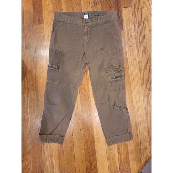 J.CREW Pants - J Crew Womens Pants Size 4 Broken In Chino City Fit Capri Light Brown Cargo